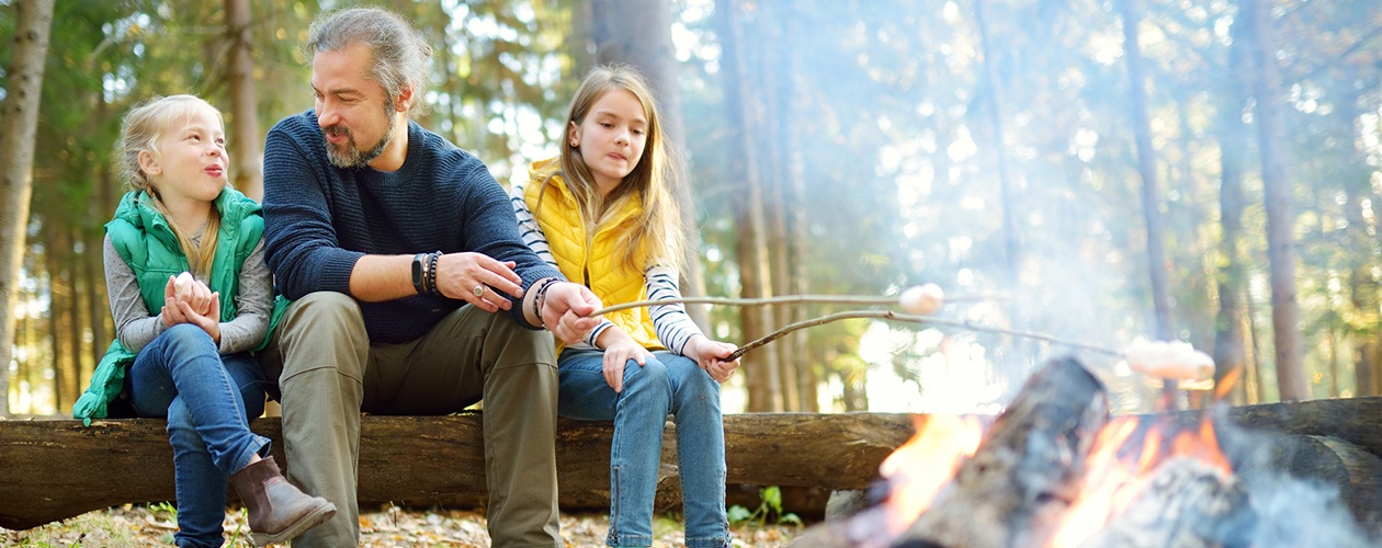 Camping nostalgique et pain banique