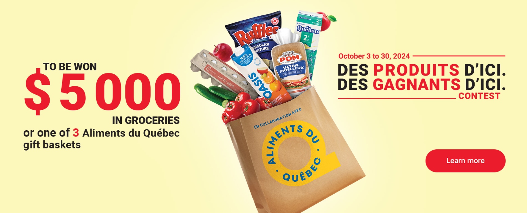 Des produits dici des gagnants dici