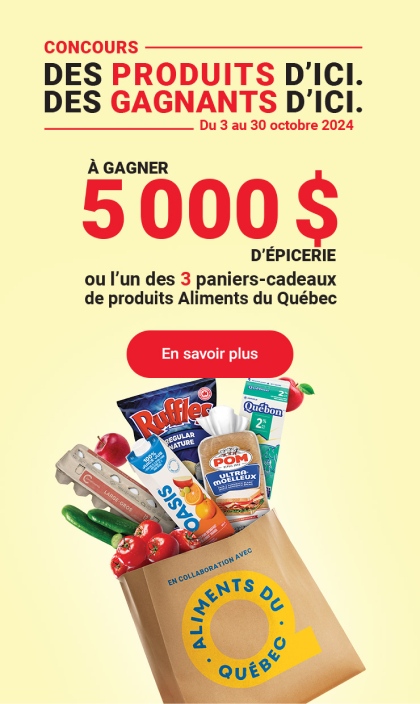 Des produits dici des gagnants dici