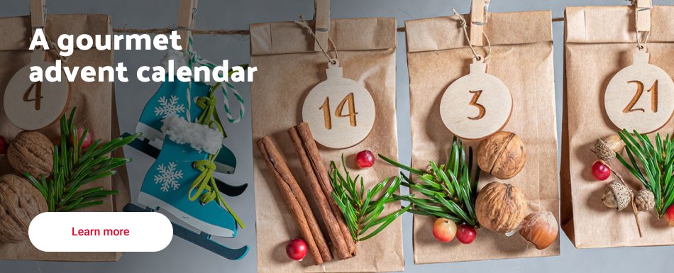 A gourmet advent calendar