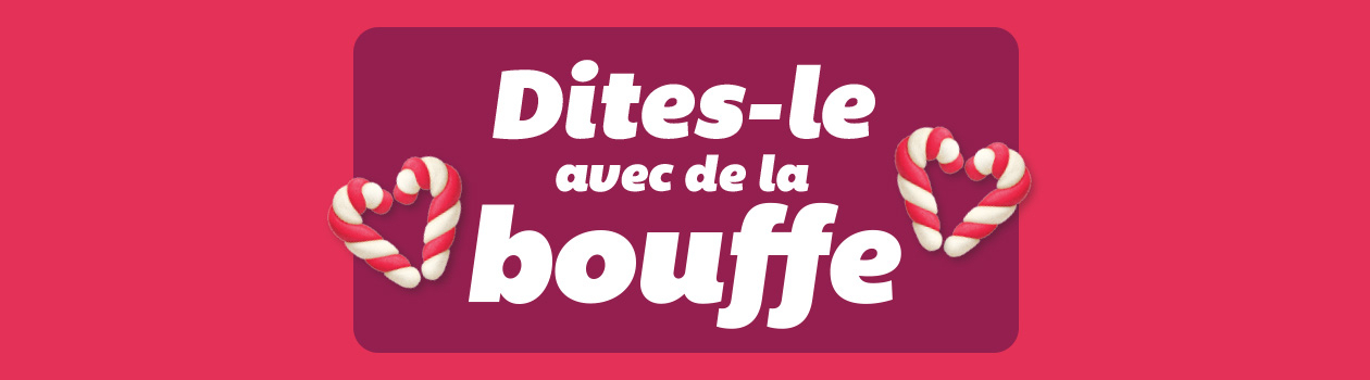 Dites le avec de la bouffe