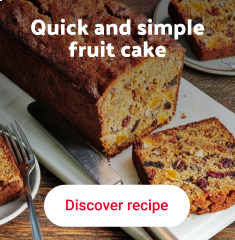 Quick and simple fruit cake