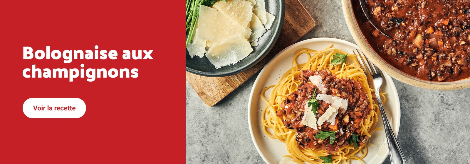 Bolognaise aux champignons