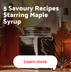 Five savoury recipes starring maple syrup